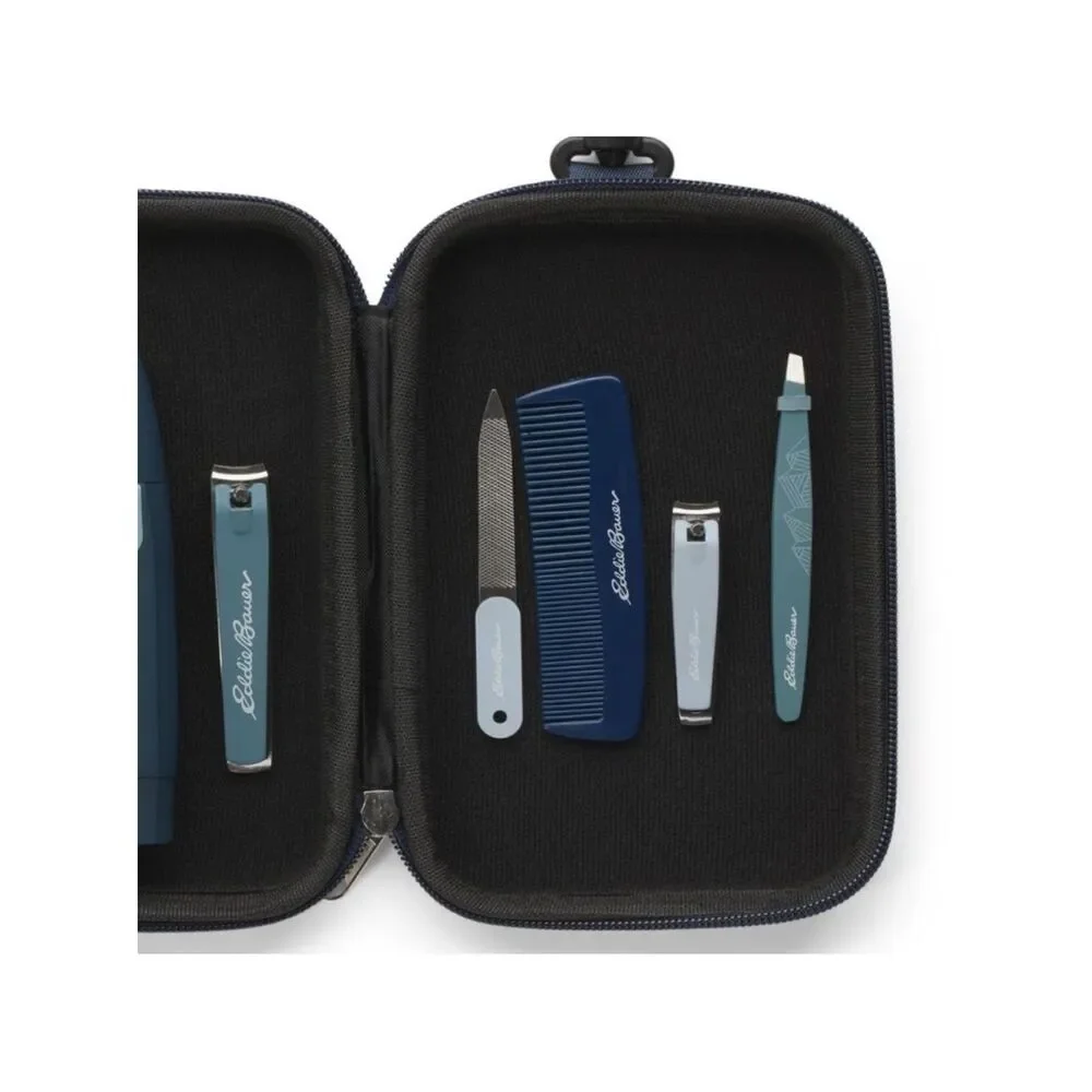 Eddie Bauer Set of 7 Durable Stainless Steel Versatile Manicure Tools